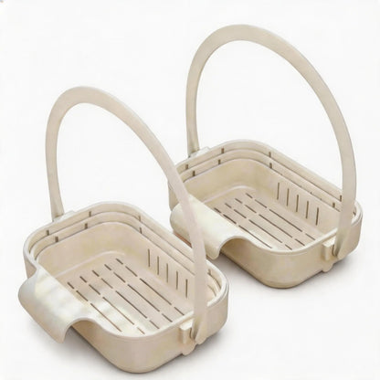 YESDOAGD Retractable Sink Food Catcher - Detachable Kitchen Strainer Basket and Space-Saving Drain Filter