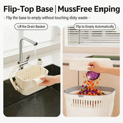 YESDOAGD Retractable Sink Food Catcher - Detachable Kitchen Strainer Basket and Space-Saving Drain Filter