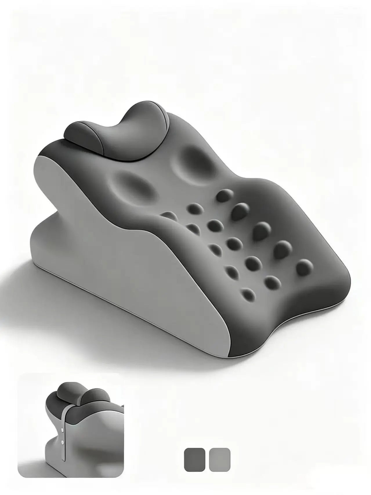 Ergonomic Cooling Fabric Reading Pillow with Premium Memory Foam Support for Enhanced Comfort While Using Devices