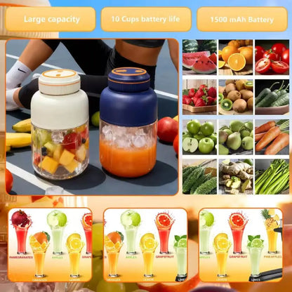 Portable Household Appliances Juicer,Usb Rechargeable Juice Blender Cup,Multifunctional Juicermachine ,Summer Essentials Smoothieblender