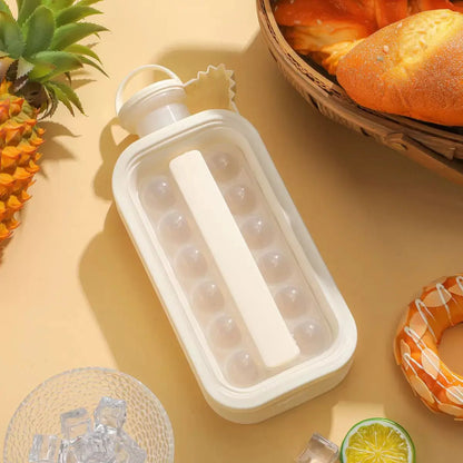 Professional Spherical Ice Ball Maker Mold - Food Grade Silicone Ice Tray with Airtight Storage Box & Freezer Bag for Whiskey, Coffee, Water Bottles, and Cocktails