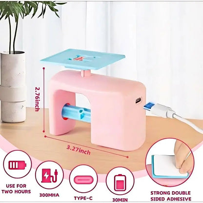 Interactive Retractable Bungee Cat Toy - Automatic USB Rechargeable Hanging Door Teaser for Indoor Play and Exercise