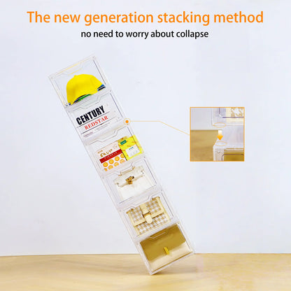 Stackable Clear Plastic Shoe Boxes, Magnetic Door Design - Shoe Rack & Storage Organizer