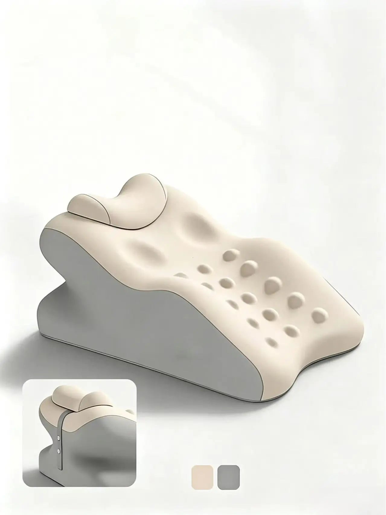 Ergonomic Cooling Fabric Reading Pillow with Premium Memory Foam Support for Enhanced Comfort While Using Devices
