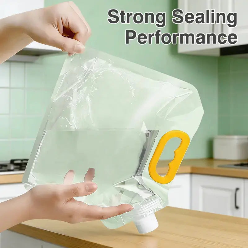 5-Pack Eco-Friendly Reusable Food Storage Bags - Leak-Proof and Moisture-Resistant Containers for Pet Kibble and Treats