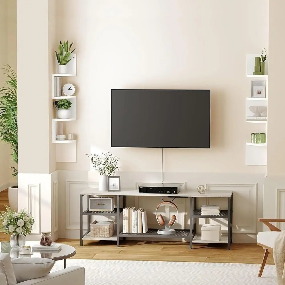 Corner Wall-Mounted Shelf, Modern Floating Display Rack, Wall Organizer, Space-Saving Z-Shape Plant Stand, Ideal for Bedroom, Living Room, Bathroom, Home Office