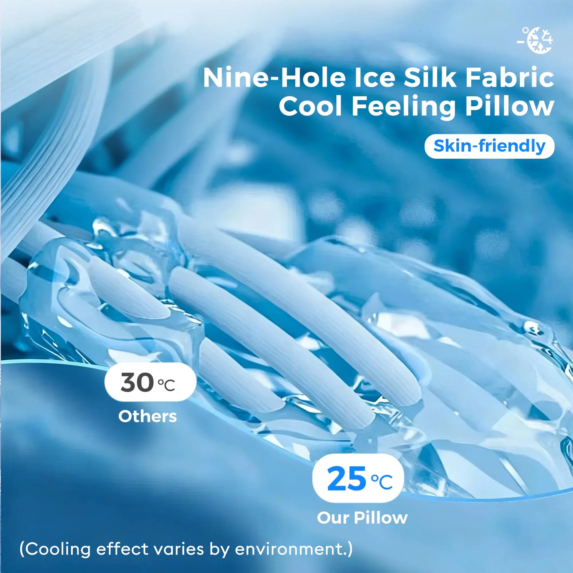Vipfree Adjustable Ergonomic Memory Foam Neck Pillow for Cervical Support and Cooling Comfort