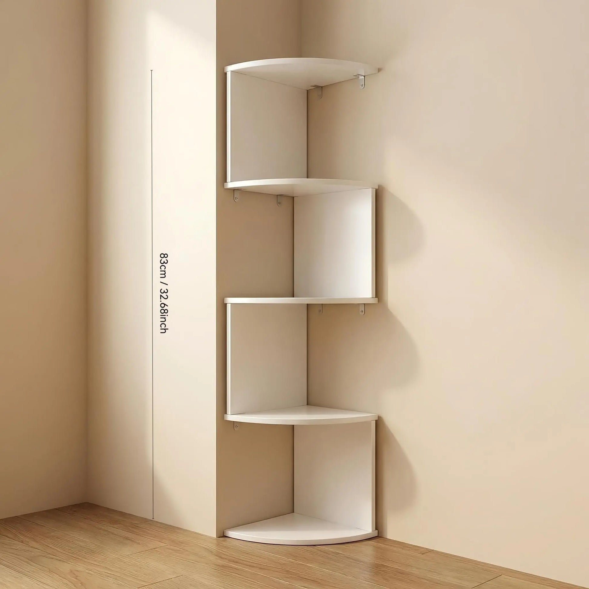 Corner Wall-Mounted Shelf, Modern Floating Display Rack, Wall Organizer, Space-Saving Z-Shape Plant Stand, Ideal for Bedroom, Living Room, Bathroom, Home Office